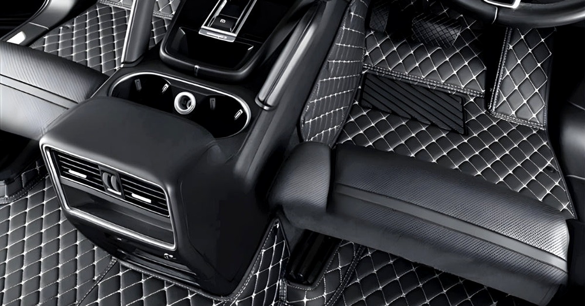 Carnox custom-fit mats installed in a vehicle interior